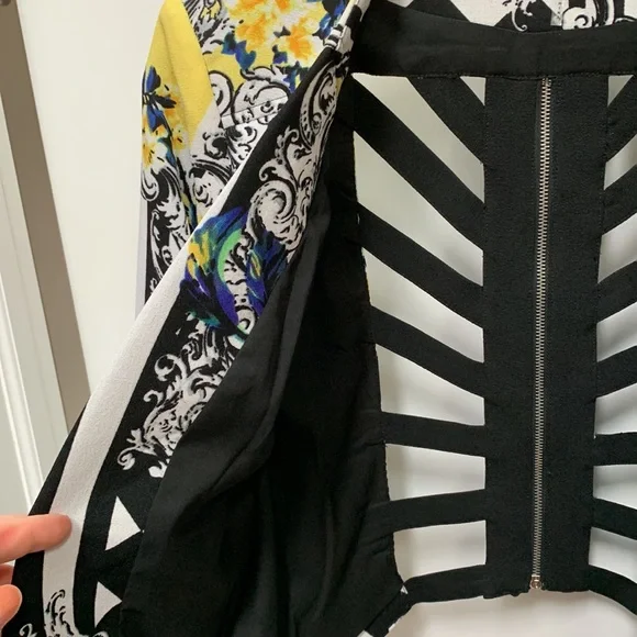 Alberto Makali🖤💛 Caged Cropped Jacket Crop Flower Stripe Courtly Check Baroque